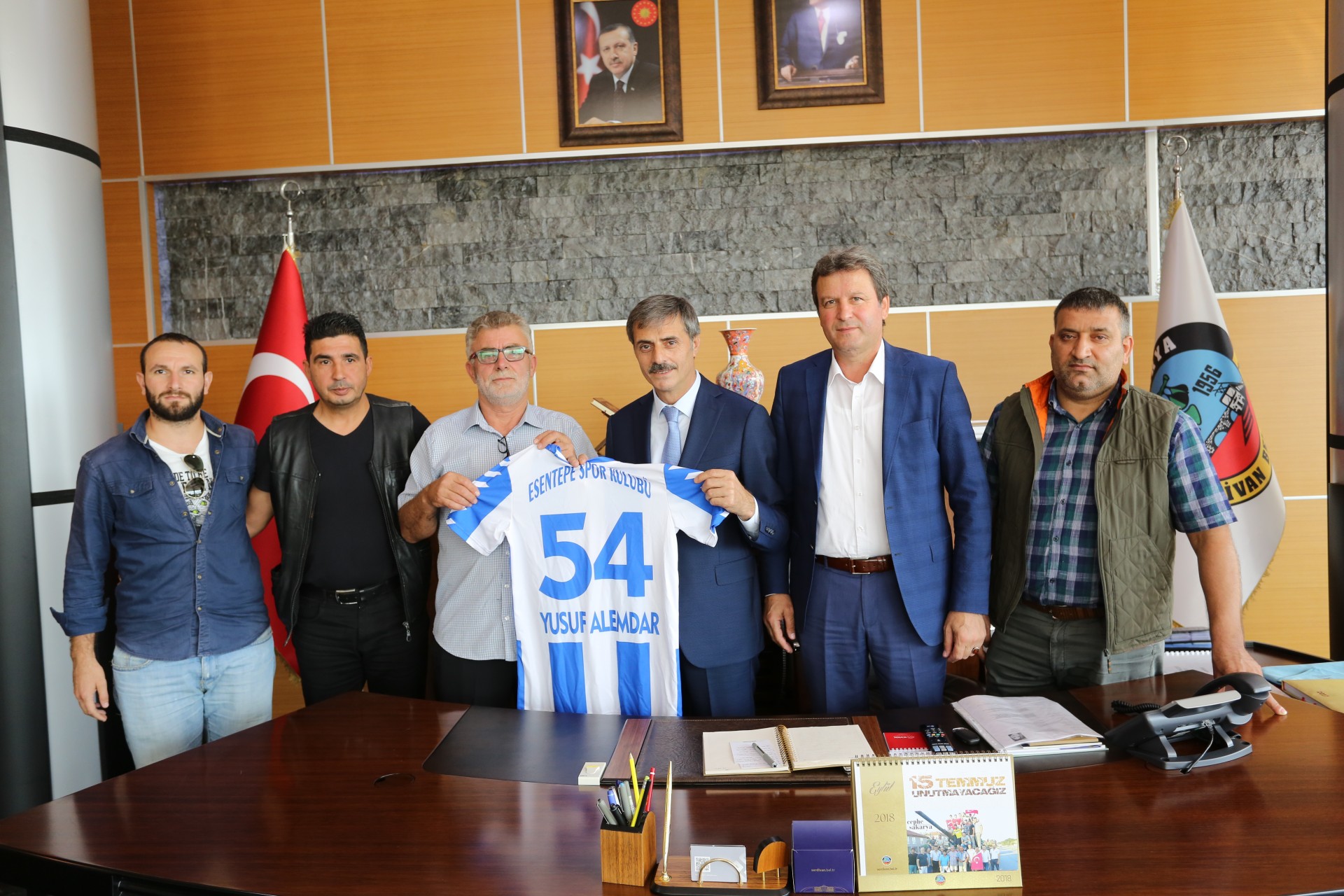 	Esentepe Gölspor Yönetimi Başkan Alemdar’ı Ziyaret Etti