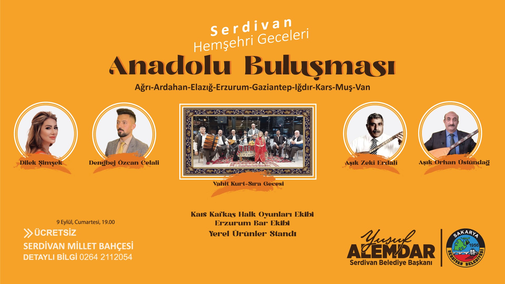 Serdivan'da Anadolu Buluşması