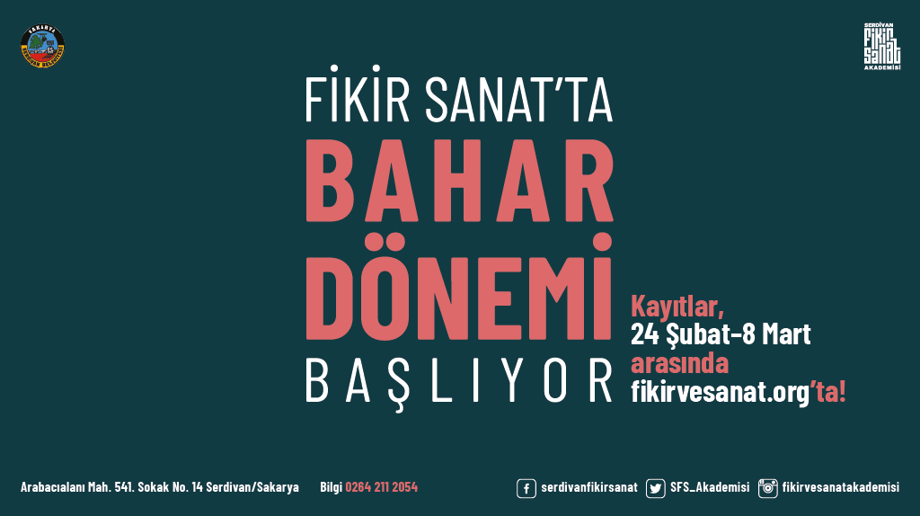 Fikir ve Sanat’ta Bahar Dönemi Başlıyor