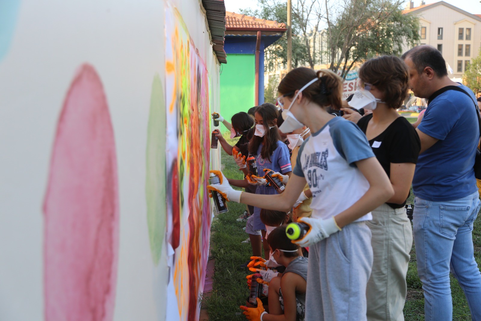 Serdivan Çocuk Bahçesi Kapanışını Grafiti Festivaliyle Yaptı