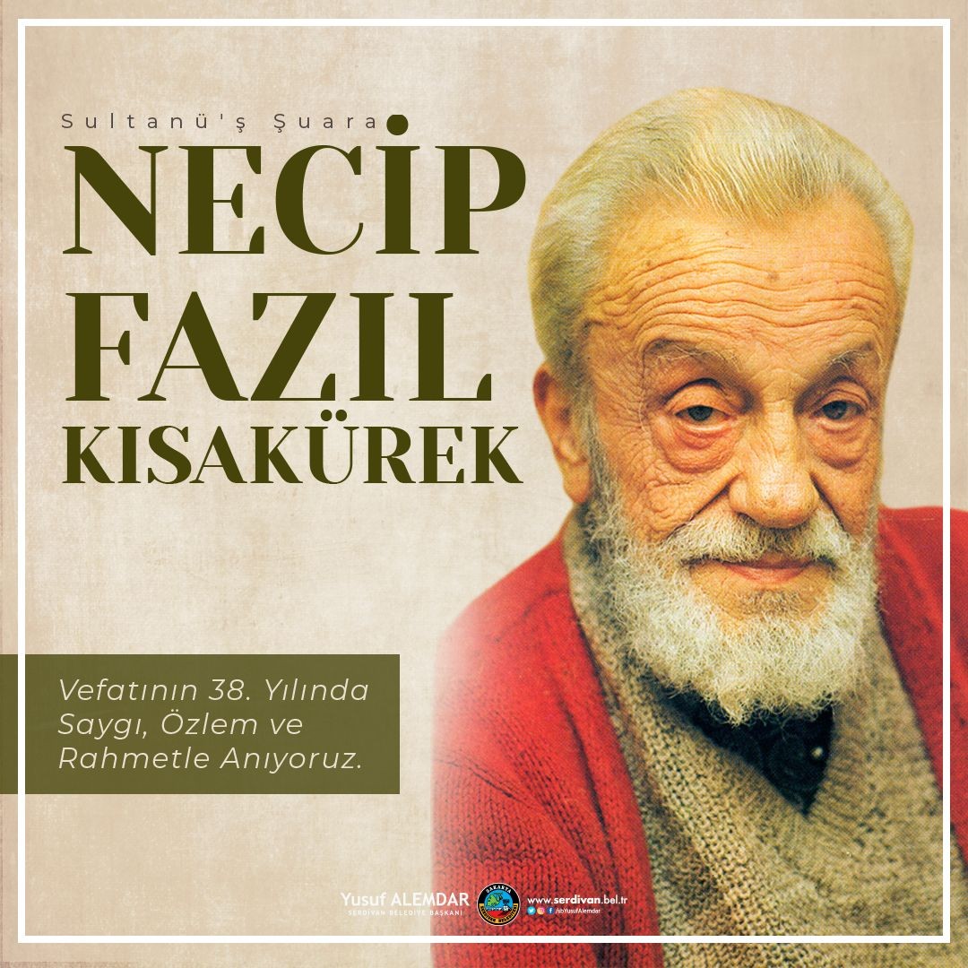 Alemdar’dan Necip Fazıl Mesajı