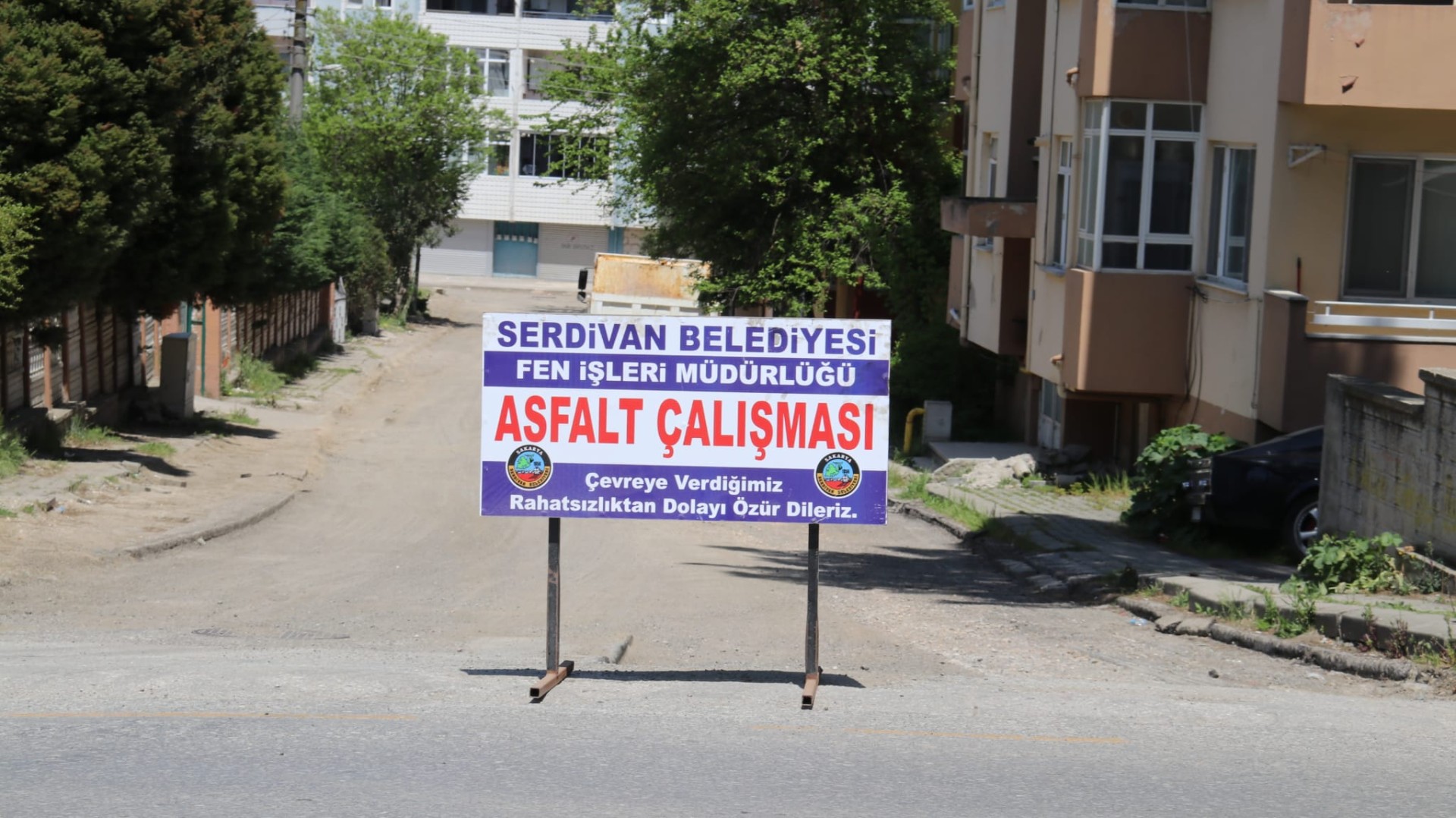 Serdivan’da Bayram Öncesi Asfalt Mesaisi	