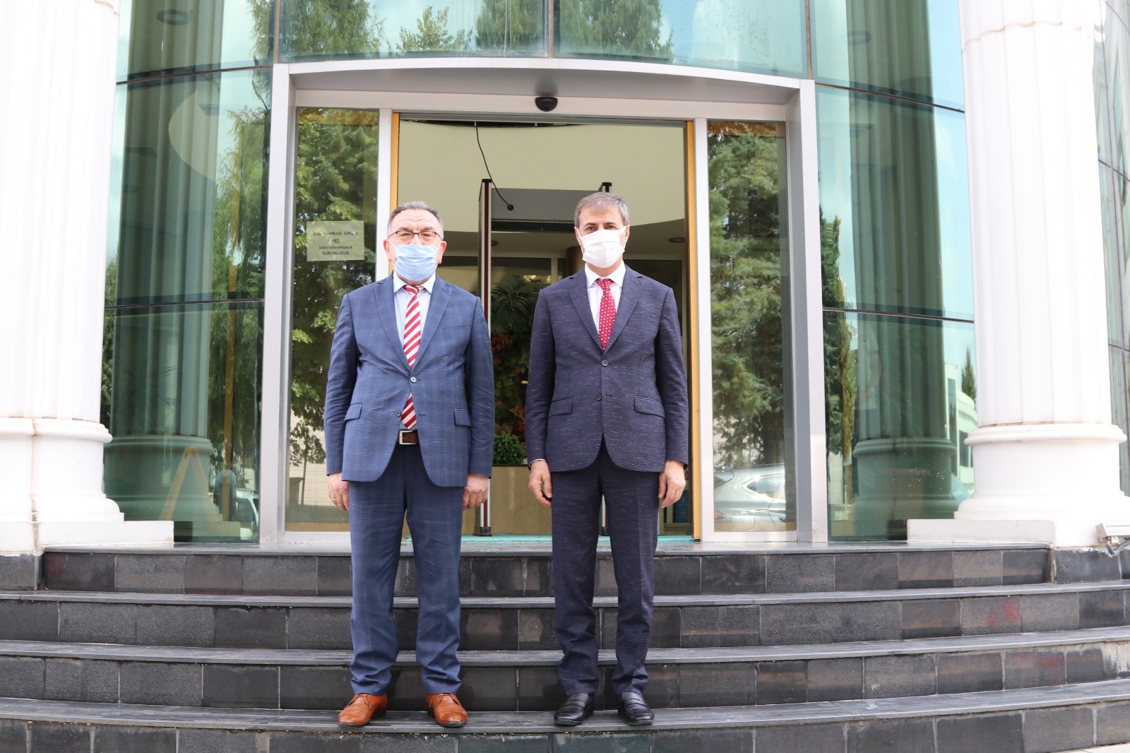 Kaymakam Çatmadım’dan Başkan Alemdar’a Veda Ziyareti
