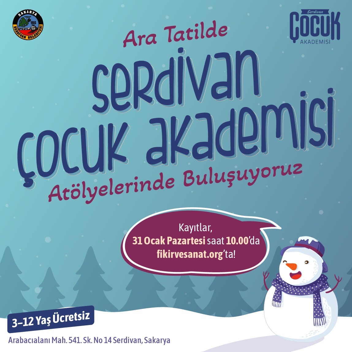 Çocuk Akademisi Kayıtları Başlıyor