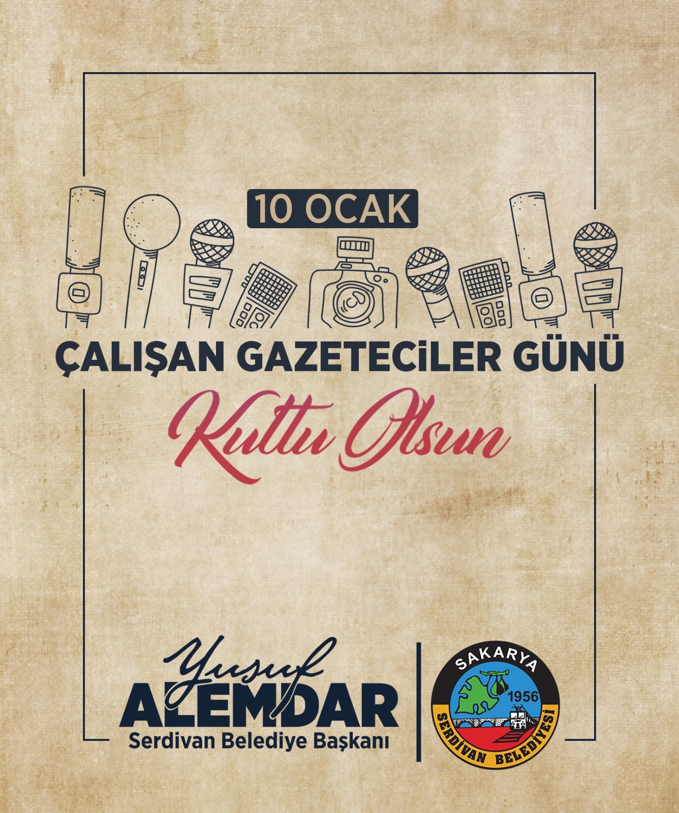 Başkan Alemdar Çalışan Gazeteciler Gününü Kutladı
