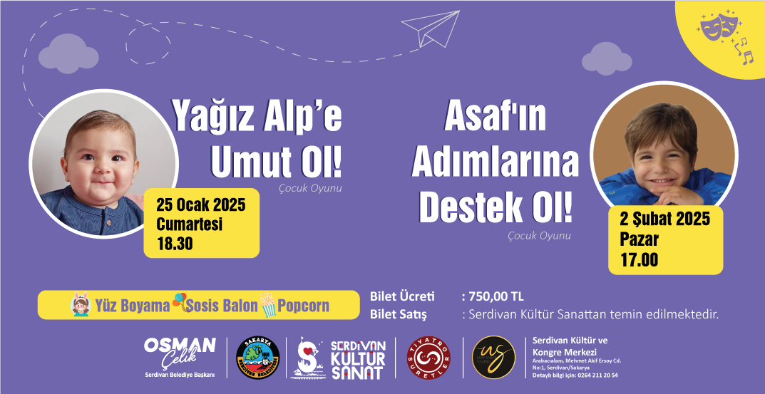 SMA Hastası Yağız Alp Çelik ve DMD Hastası Asaf Diler için El Ele! 