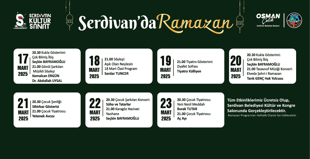 Serdivan'da Ramazan...