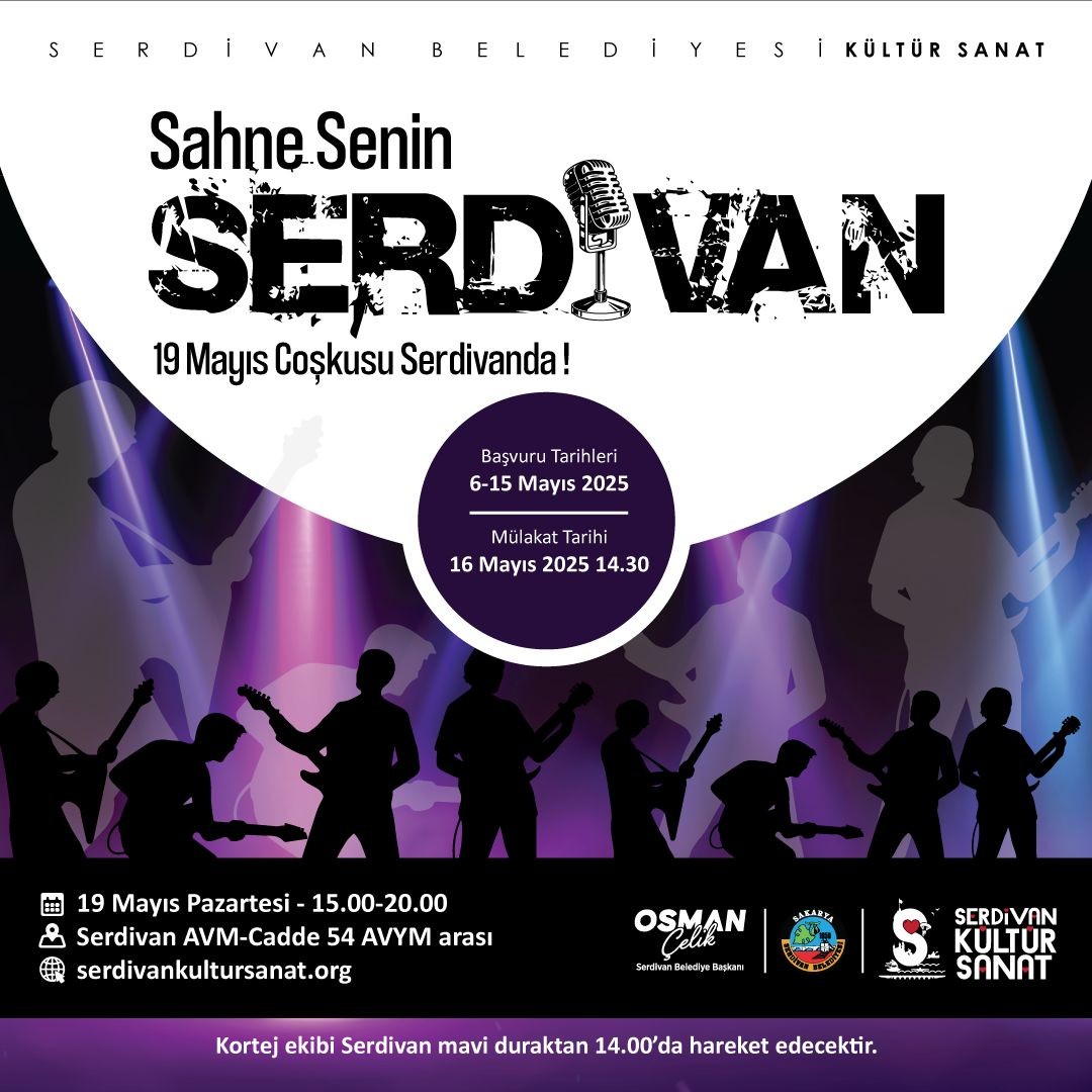 Sahne Gençlerin: Serdivan’da Yetenek Rüzgârı Esecek