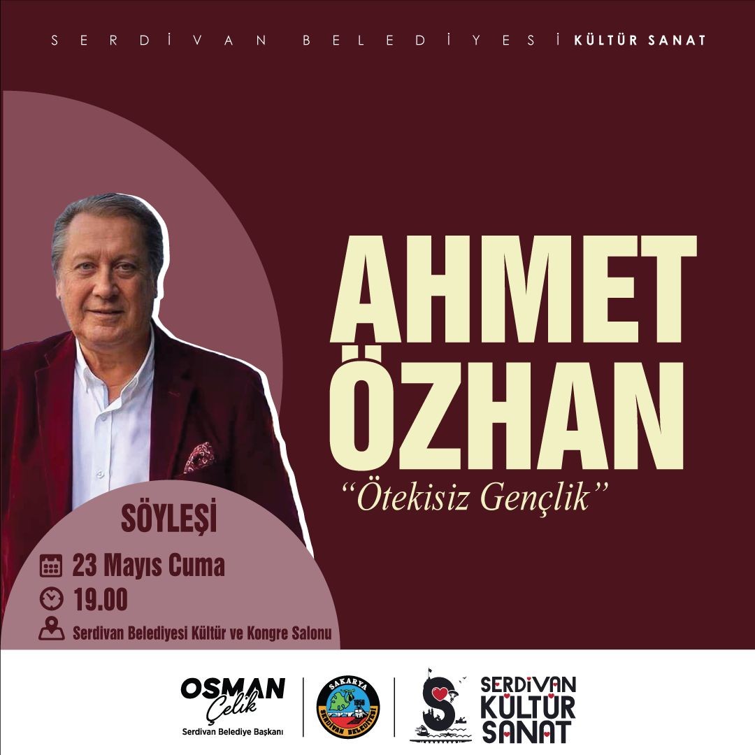 Serdivan’da Anlamlı Buluşma: Ahmet Özhan ile “Ötekisiz Gençlik” Söyleşisi