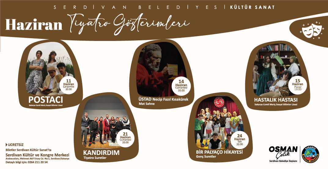 Haziran Ayı Tiyatro Gösterimleri