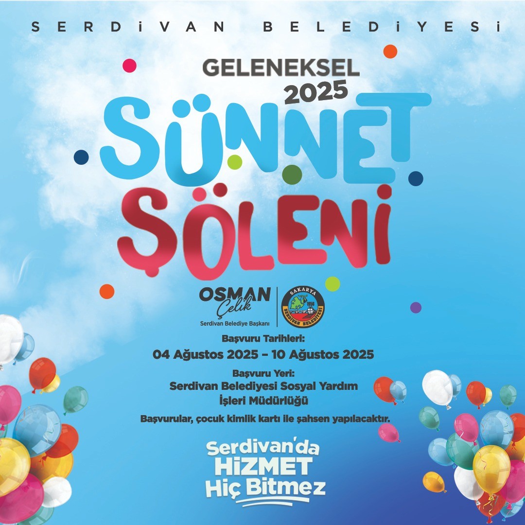 Serdivan’da Toplu Sünnet Başvuruları Başladı