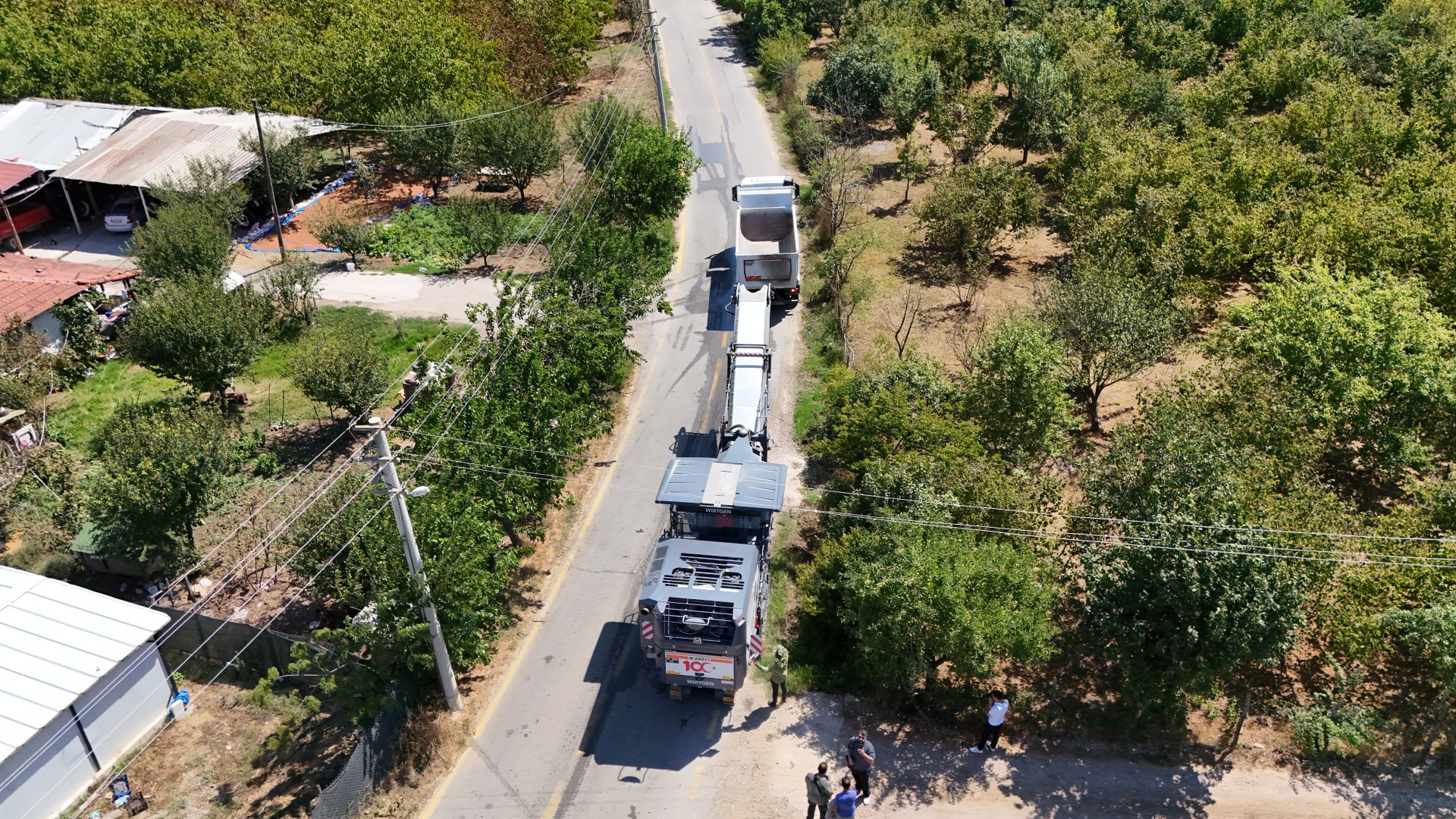 Selahiye – Çubuklu Yolunda Asfalt Yenileme Çalışması